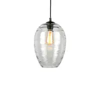 Present Time Leitmotiv Glamour Cone Glass Pendant Lamp